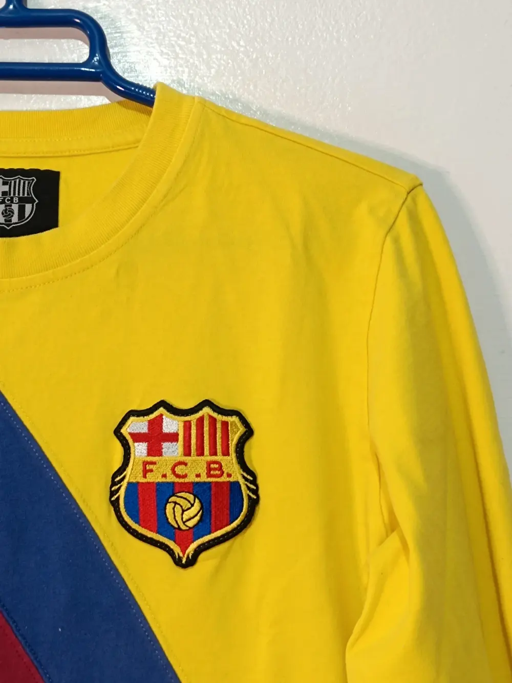 Camiseta retro segunda equipación Fc Barcelona talla S, foto 4