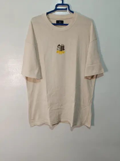 Camiseta Nude Project "Good Breakfast" Beige Talla L