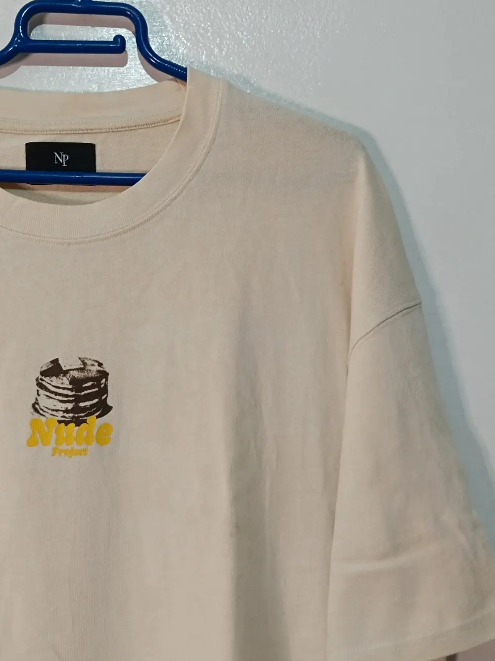 Camiseta Nude Project "Good Breakfast" Beige Talla L, foto 3