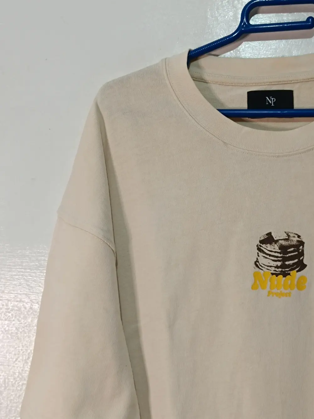 Camiseta Nude Project "Good Breakfast" Beige Talla L, foto 5