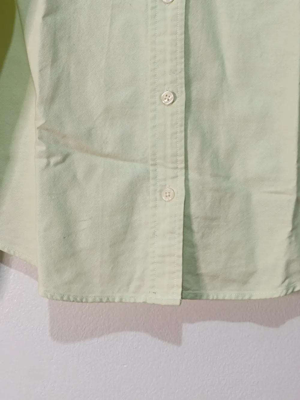 Camisa Tommy Hilfiger verde pistacho mujer talla M vintage, foto 3