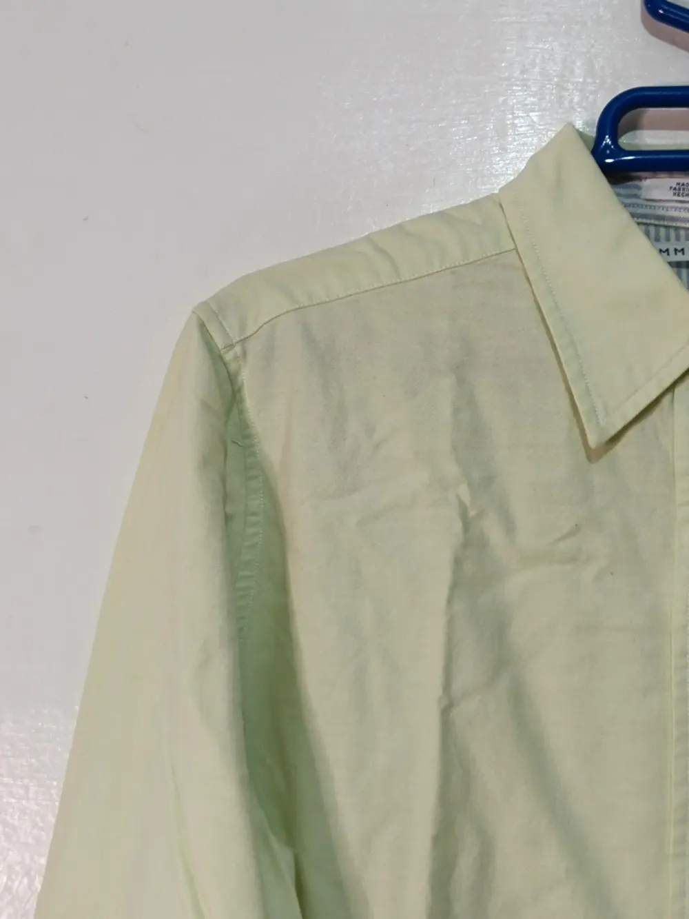 Camisa Tommy Hilfiger verde pistacho mujer talla M vintage, foto 5