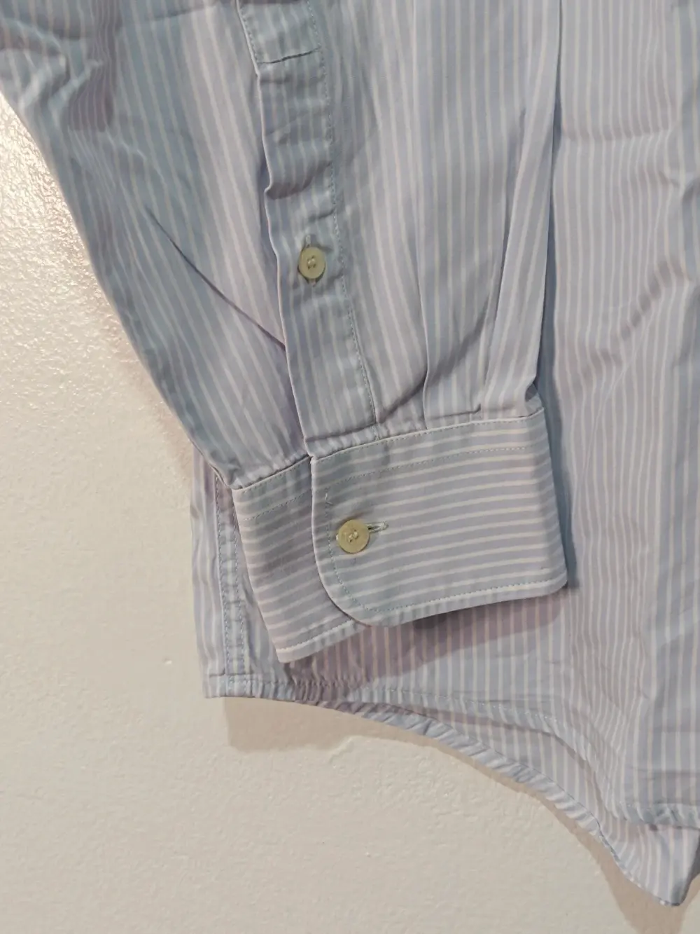 Camisa a rayas manga larga Lacoste talla 43 ver medidas, foto 3