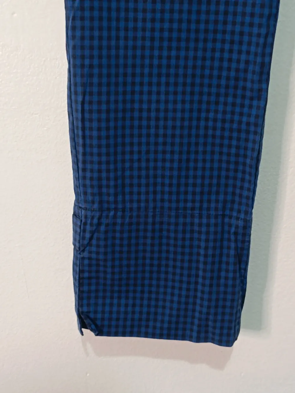 Pantalón cuadros vichy azul One Step talla 36 mujer, foto 4