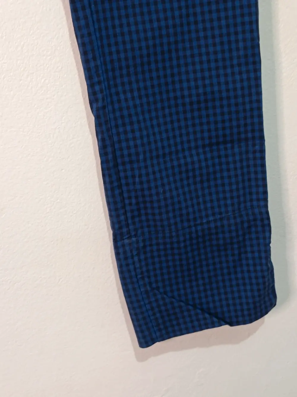 Pantalón cuadros vichy azul One Step talla 36 mujer, foto 5
