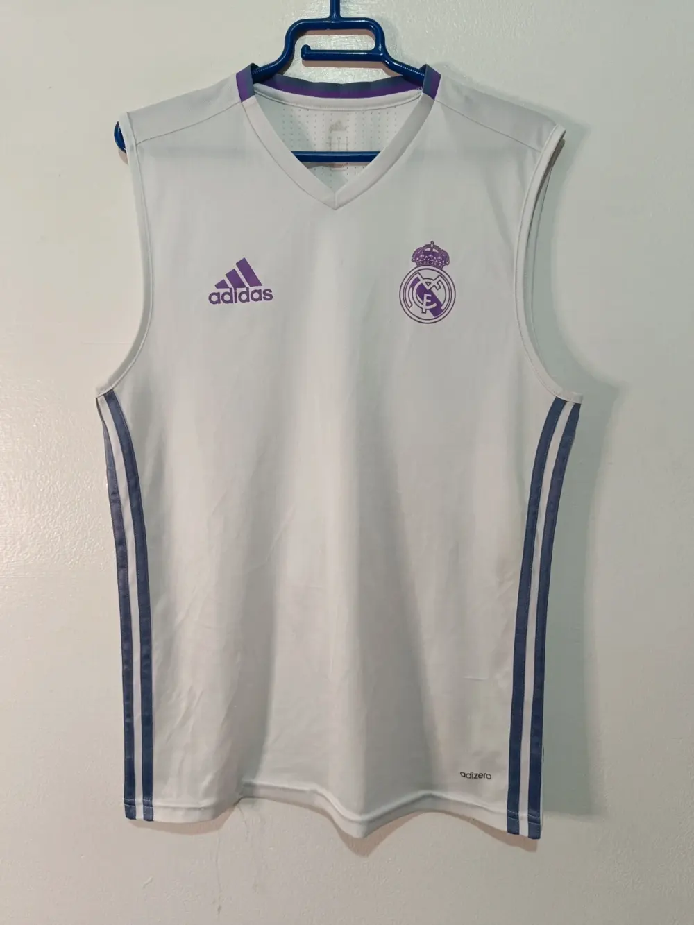 Camiseta Tirantes Real Madrid Adidas Talla S (Temporada 16/17)