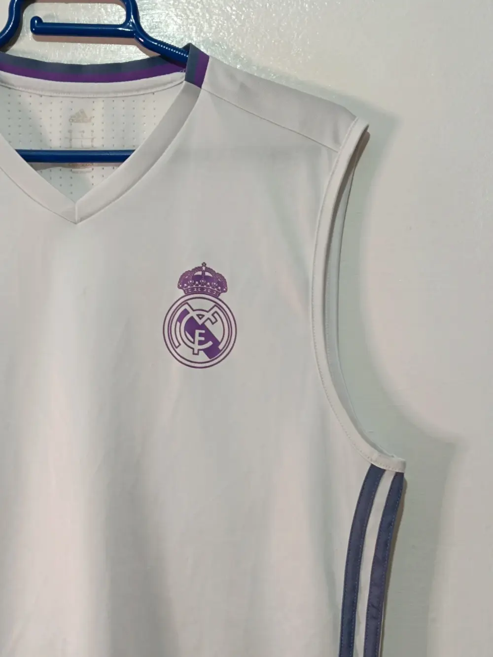 Camiseta Tirantes Real Madrid Adidas Talla S (Temporada 16/17), foto 3