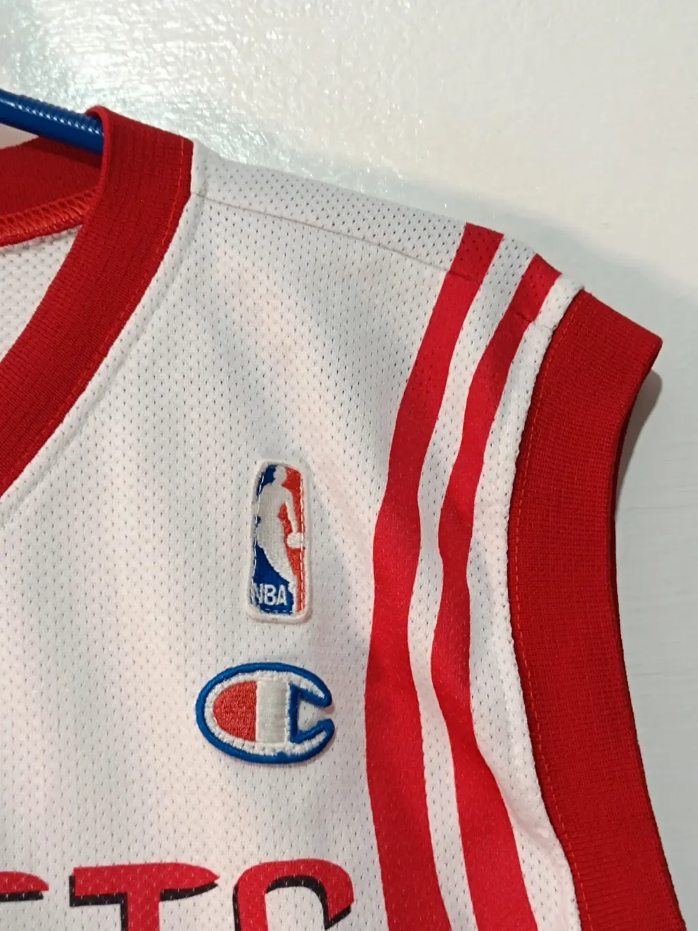 Camiseta NBA Houston Rockets McGrady #1 Champion Vintage Talla M, foto 4