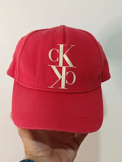 Gorra Calvin Klein Jeans Roja Talla Única Ajustable Snapback Unisex