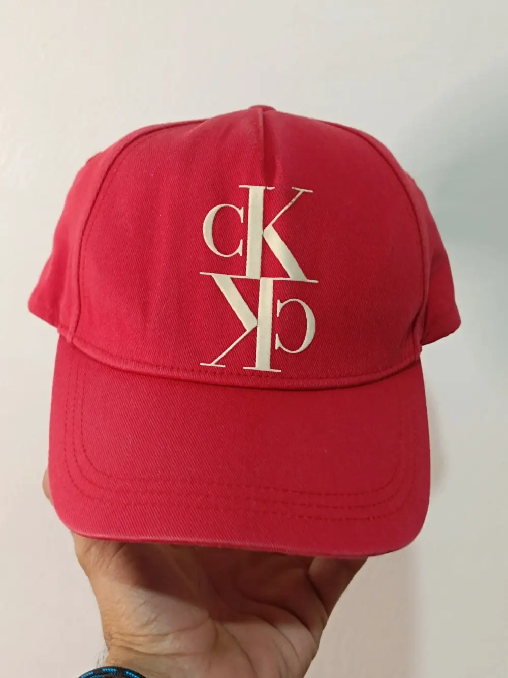 Gorra Calvin Klein Jeans Roja Talla Única Ajustable Snapback Unisex