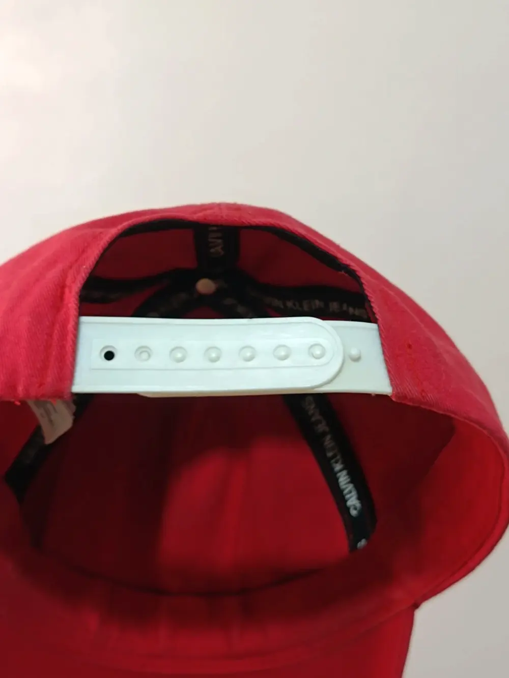 Gorra Calvin Klein Jeans Roja Talla Única Ajustable Snapback Unisex, foto 5