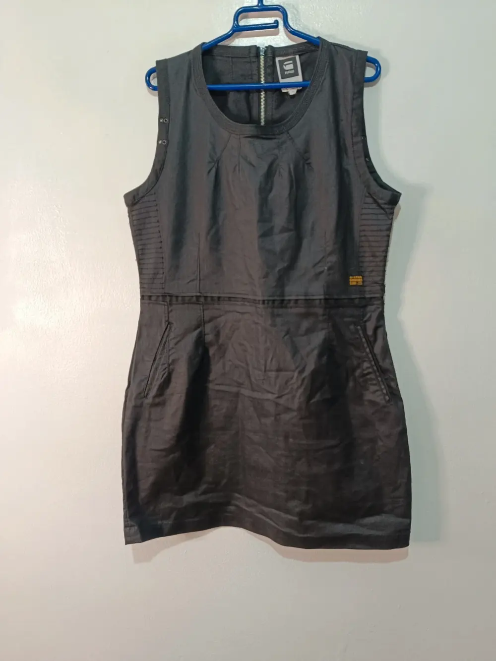 Vestido G-Star RAW Saville Audrey Sin Mangas Negro talla XL