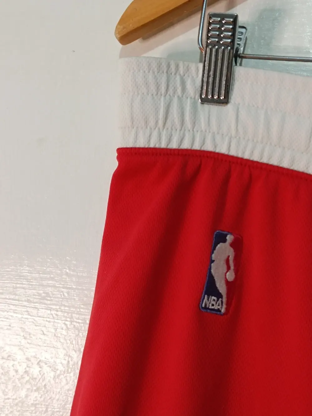 Pantalón Corto Adidas NBA Chicago Bulls Rojo Talla M (Fit L / XL), foto 3