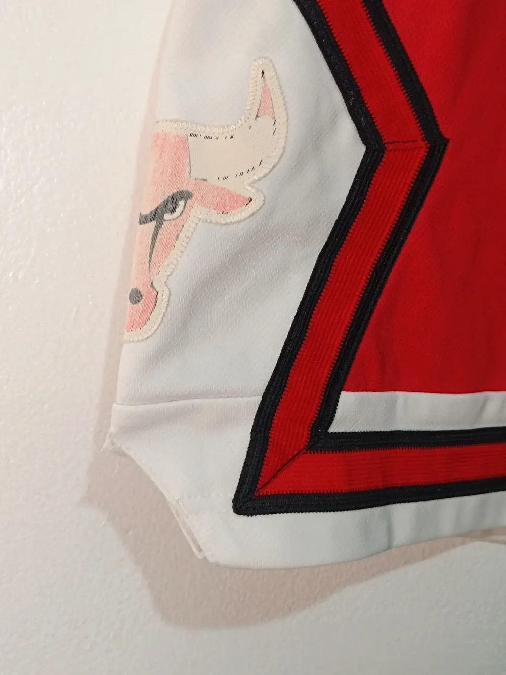 Pantalón Corto Adidas NBA Chicago Bulls Rojo Talla M (Fit L / XL), foto 5