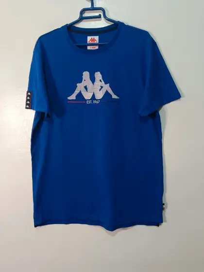 Camiseta Kappa Azul Rey Omini Logo – Talla XL (Válida L)