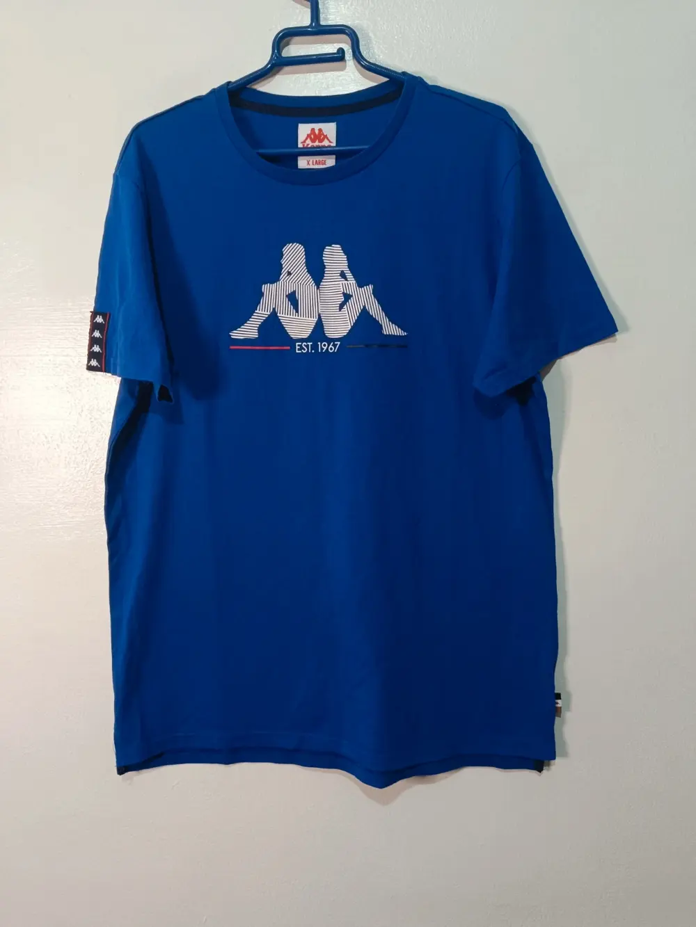 Camiseta Kappa Azul Rey Omini Logo – Talla XL (Válida L)