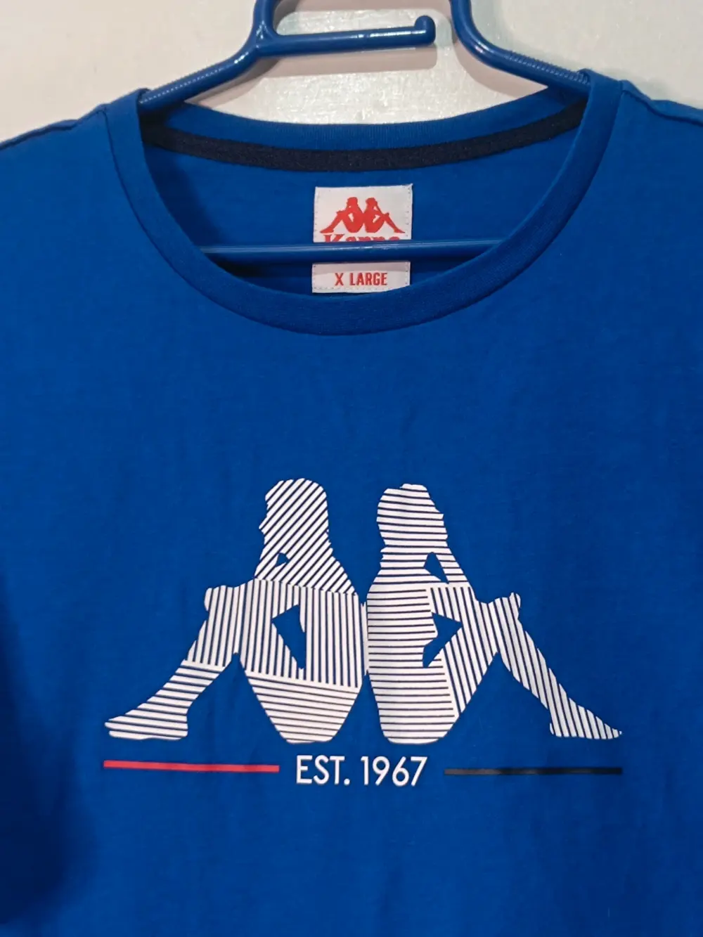 Camiseta Kappa Azul Rey Omini Logo – Talla XL (Válida L), foto 3