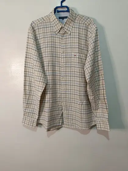 Camisa Tommy Hilfiger Manga Larga Cuadros talla XXL (Válida XL)