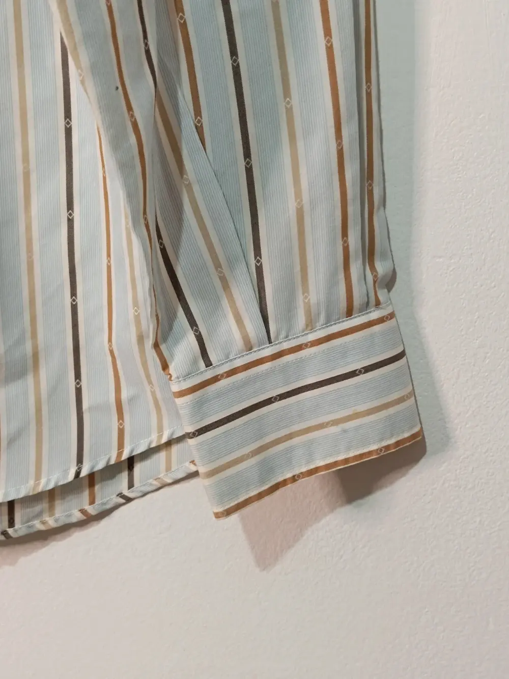 Camisa a rayas vintage manga larga Thomas Burberry talla L, foto 4