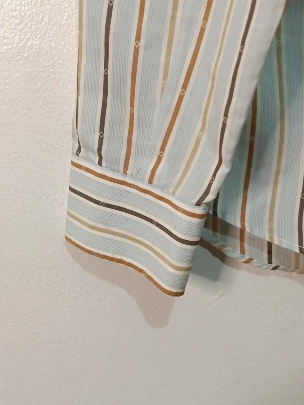 Camisa a rayas vintage manga larga Thomas Burberry talla L, foto 5