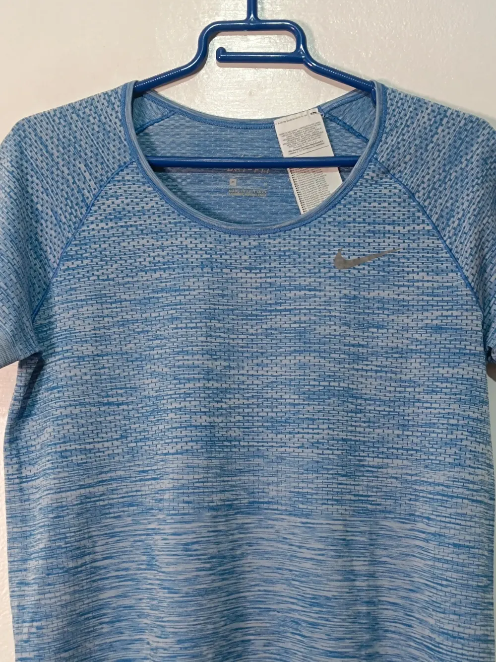Camiseta Técnica Nike Dri-FIT Seamless Azul - Talla M, foto 3
