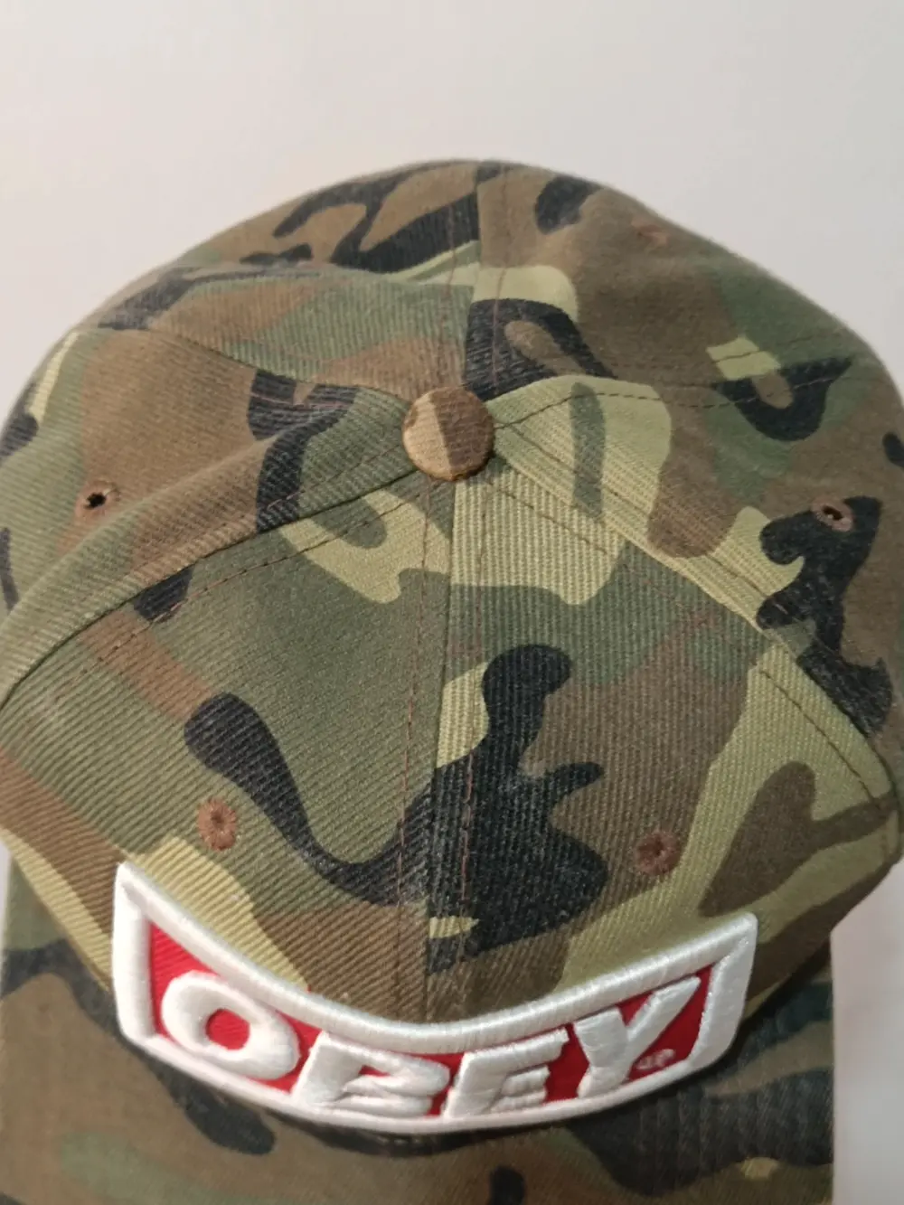 Gorra Obey Camuflaje Snapback Vintage - Talla Única OSFA, foto 2