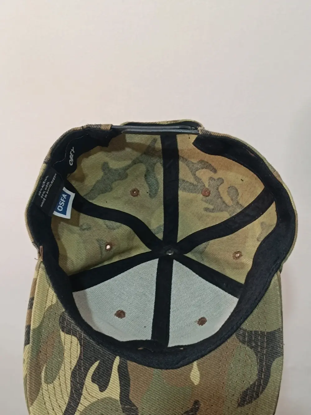 Gorra Obey Camuflaje Snapback Vintage - Talla Única OSFA, foto 4