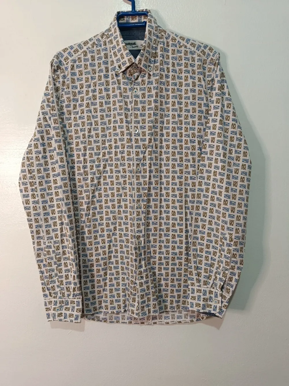 Camisa manga larga Desigual "For Everybody" print alienígenas retro-pop Talla M