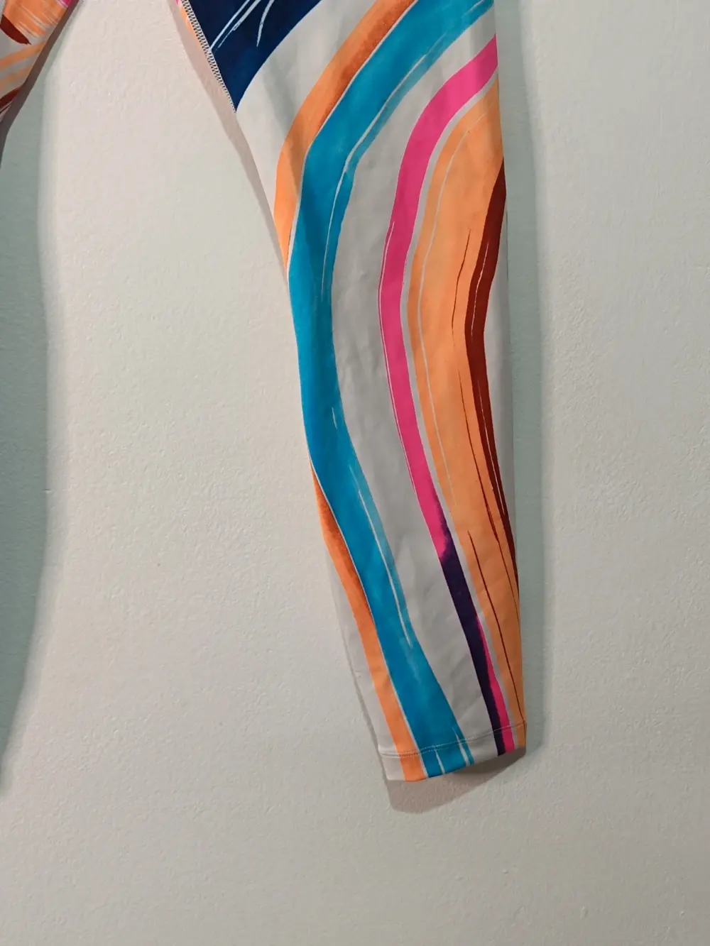 Mallas leggings nike epic lux running 7/8 estampado abstracto multicolor talla m, foto 2
