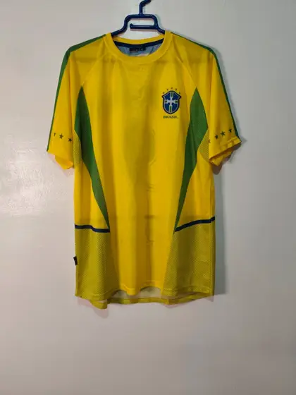 Camiseta Brasil Ronaldo 9 Vintage - Talla M