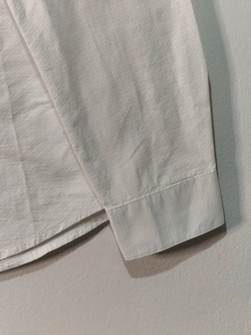 Camisa Blanca Calvin Klein Manga Larga (Roll-Up) - Talla M, foto 2