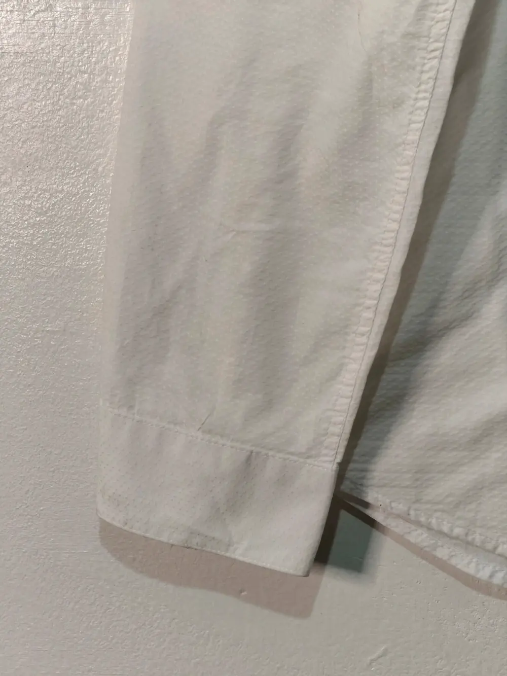 Camisa Blanca Calvin Klein Manga Larga (Roll-Up) - Talla M, foto 3