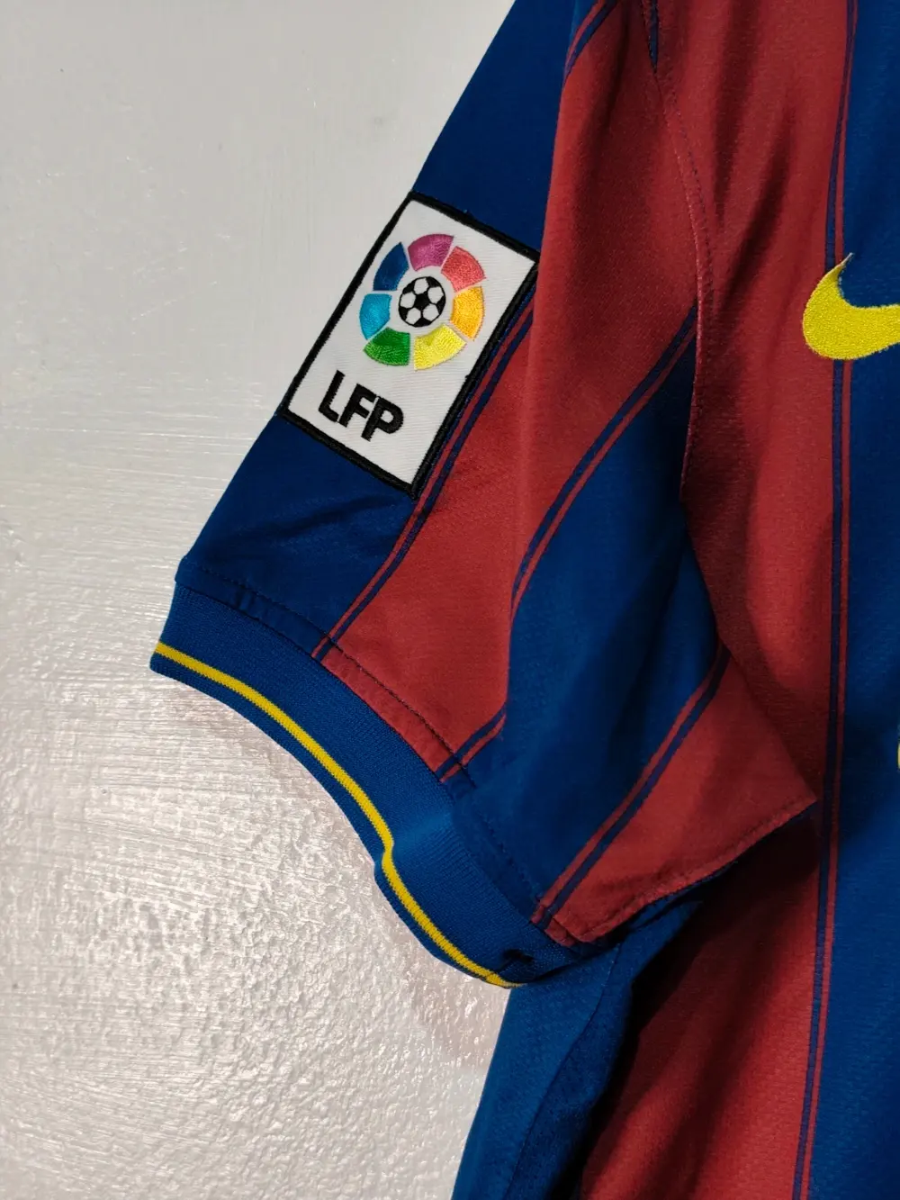 Camiseta vintage FC Barcelona 2009/2010 Local Talla M Nike (Época Triplete/Sextete), foto 4