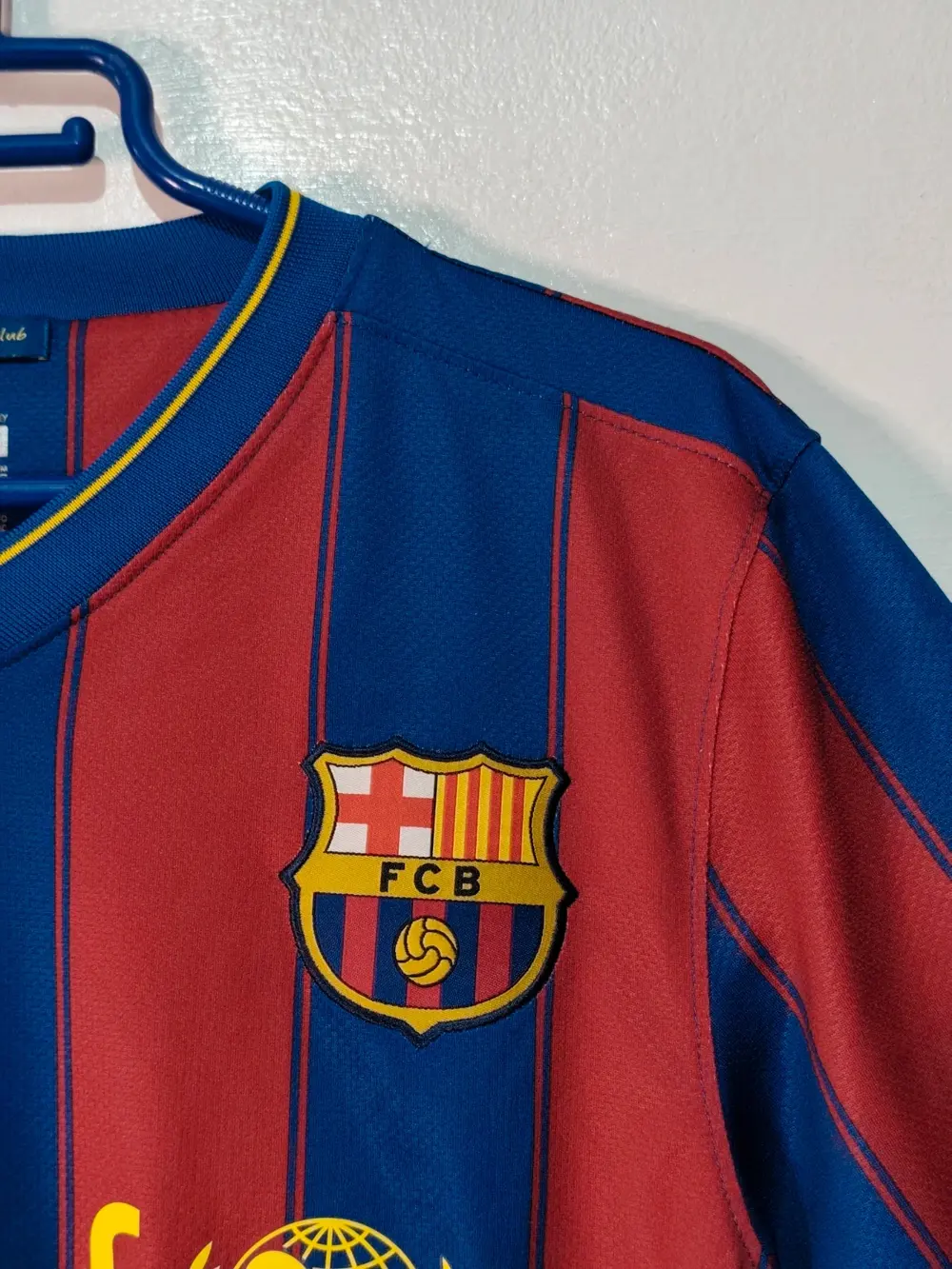Camiseta vintage FC Barcelona 2009/2010 Local Talla M Nike (Época Triplete/Sextete), foto 5