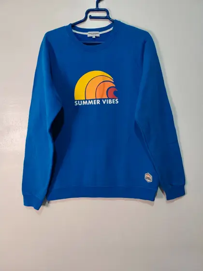 Sudadera French Disorder Azul "Summer Vives" alla M