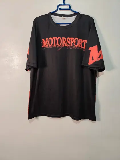 Camiseta oversize motorsport racing gráfica unisex xxl