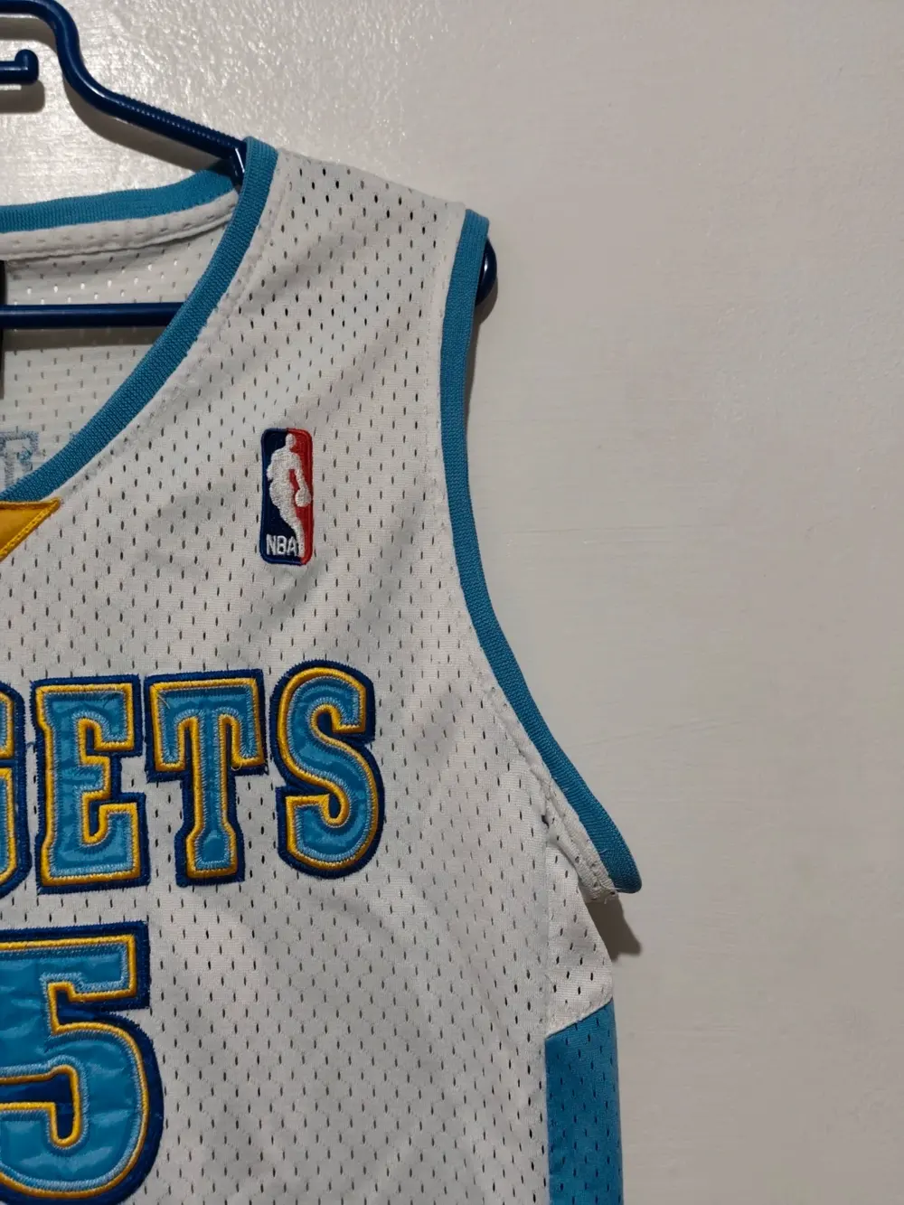 Camiseta vintage Carmelo Anthony Denver Nuggets NBA Adidas talla 50 equivale a una L ver medidas, foto 4